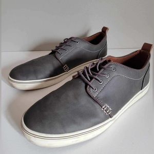 Goodfellow & Co men’s casual dress-up lace-up shoes. Gray, size 10